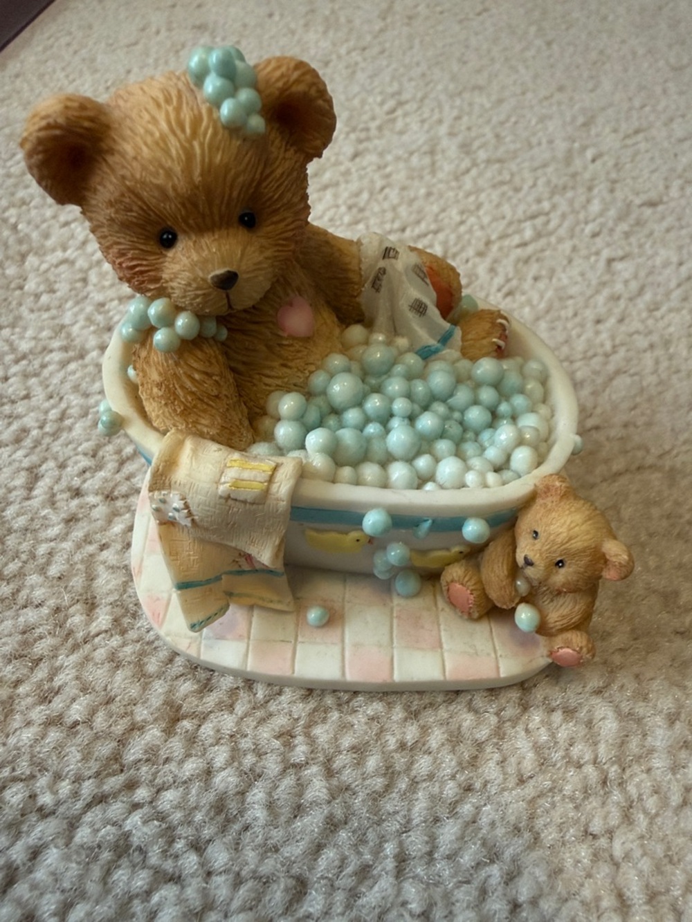 Cherished Teddies BETTY Bear Bath Figurine